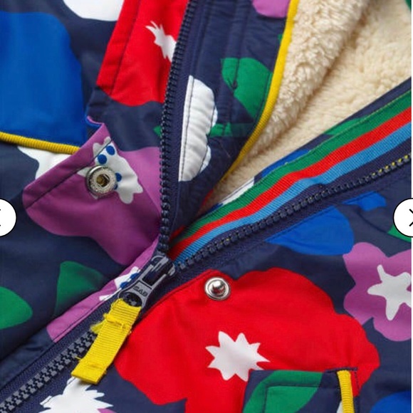 NWT mini boden Sherpa-Lined Anorak 7-8Y - Picture 5 of 10